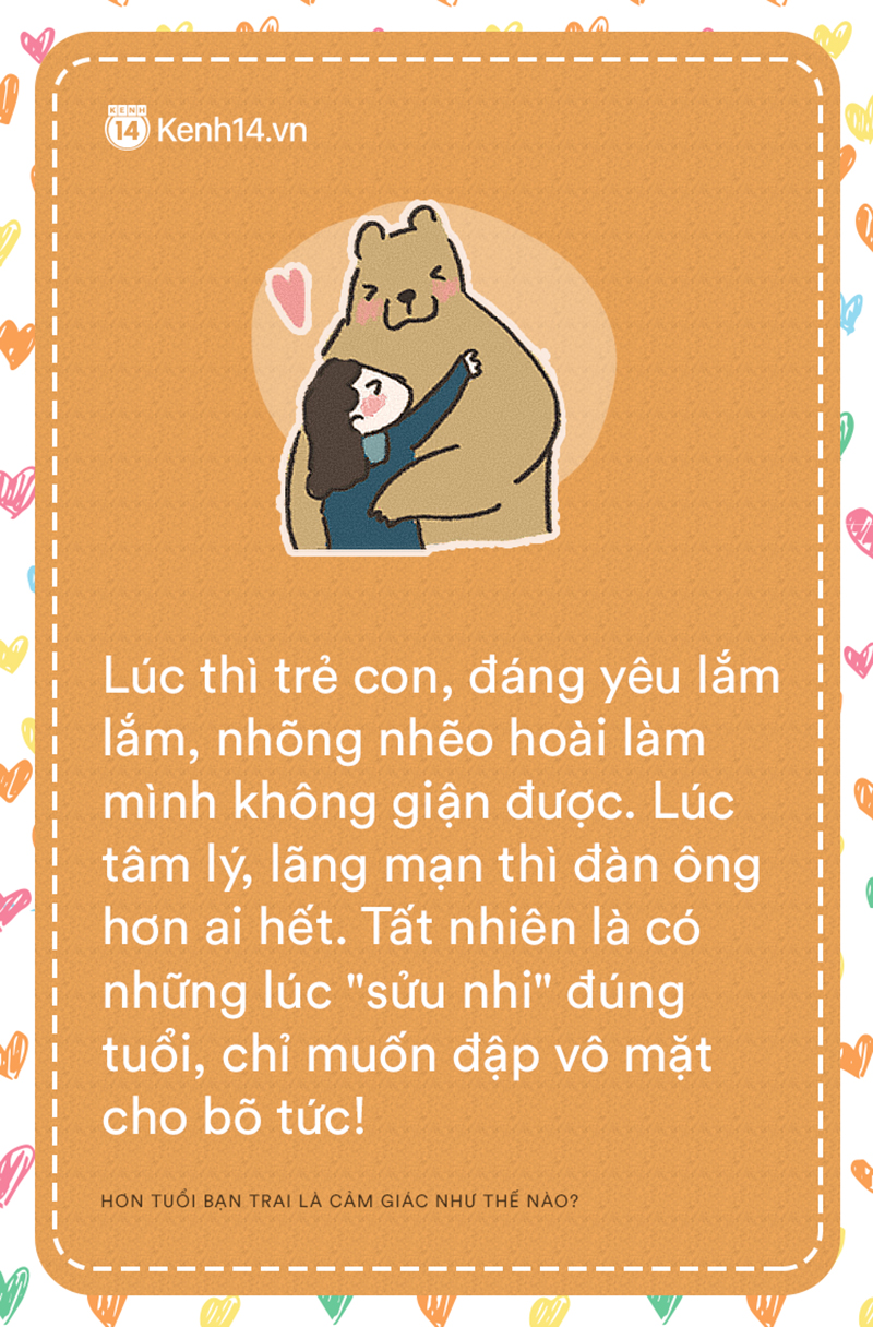 Yêu người kém tuổi như Chị đẹp là cảm giác như thế nào? Yêu người kém tuổi như Chị đẹp là cảm giác như thế nào?